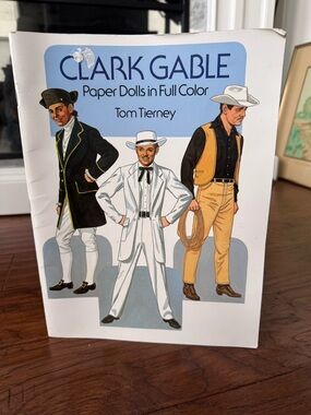 Clark Gable Colorful Paper Dolls 1986